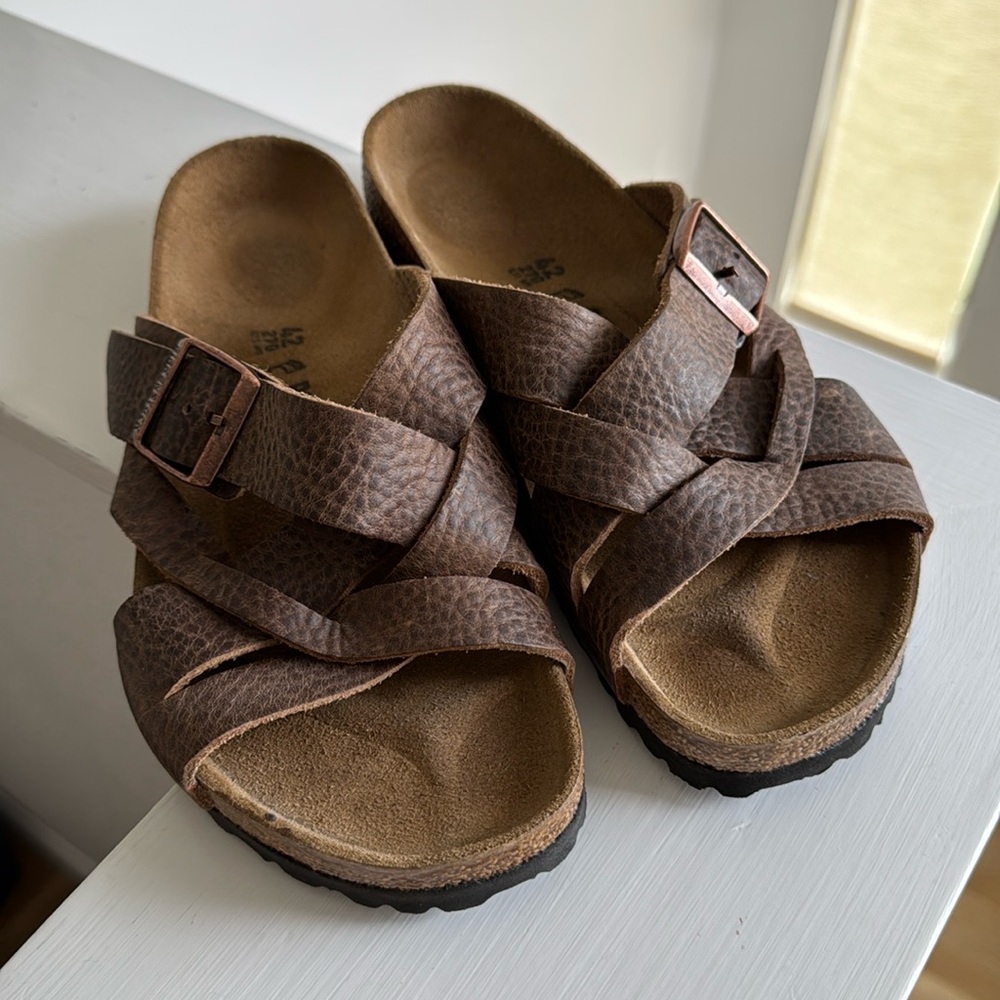 Birkenstock Lugano Oiled Leather Sandals